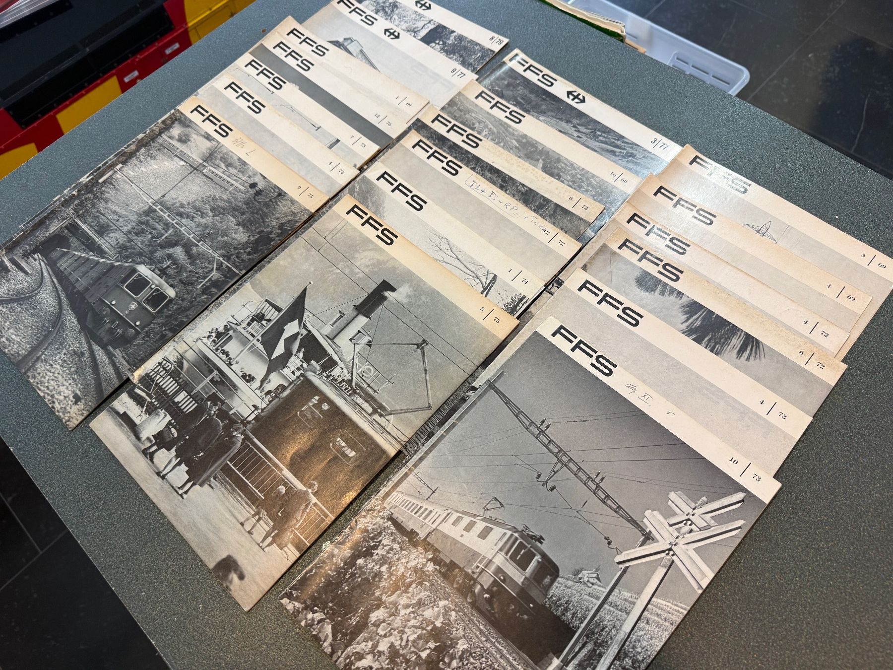 Riviste & Magazine: FFS SBB Sammlung Magazin  anni 70 – Usato da Chiasso venduto da Carrara-Modellismo 2