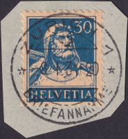 Erstklassiger Vollstempel: ZÜRICH: 8.JAN.1931, Nr.160 !