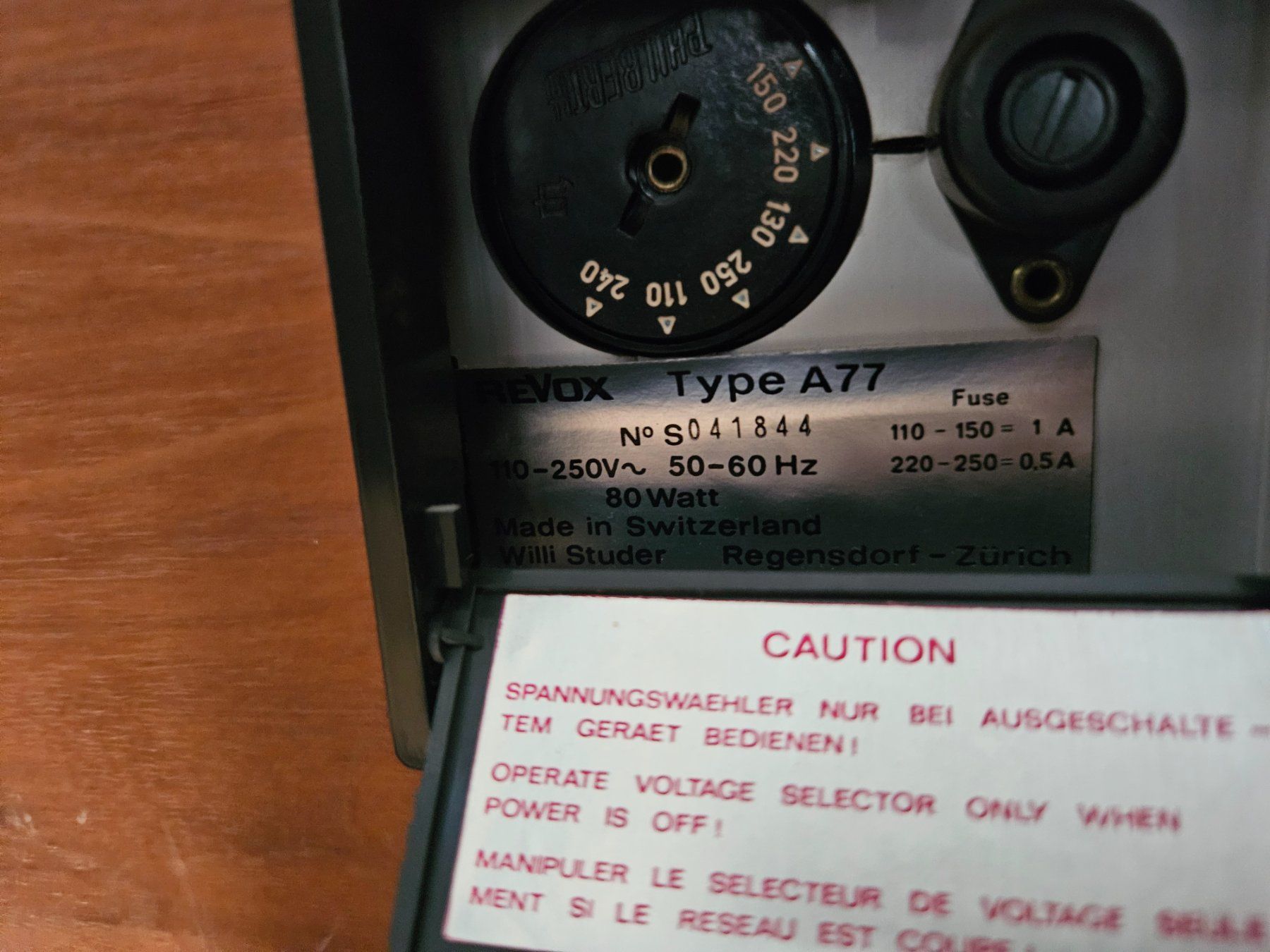 Revox Bandmaschinen: Revox A77 – Gebraucht aus Hausen am Albis von m.mue13 4