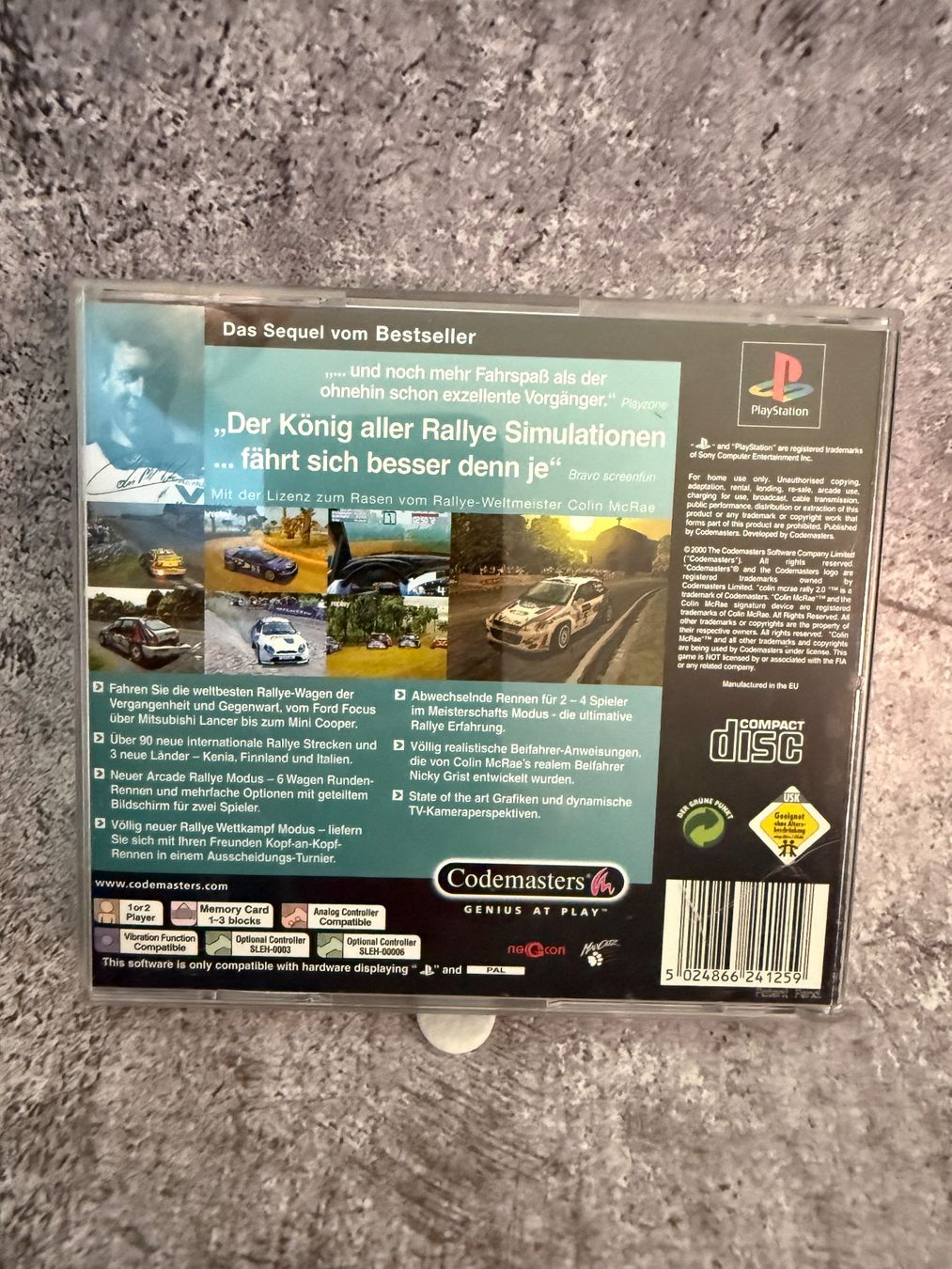 Giochi: Colin McRae Rally 2.0 I PS1 I – Usato da Küssnacht am Rigi venduto da Bionicmax 1
