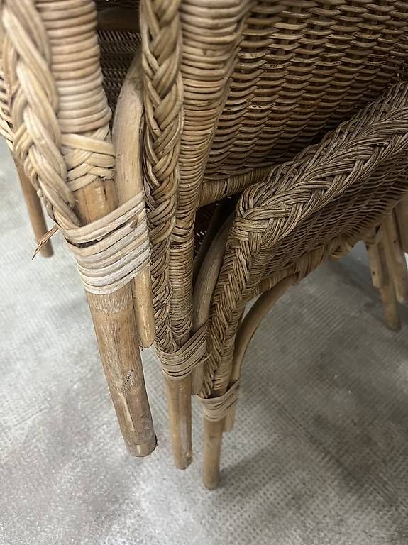 Poltrone: 6 Rattan-Sessel – Usato da Basel venduto da Julian_280 3