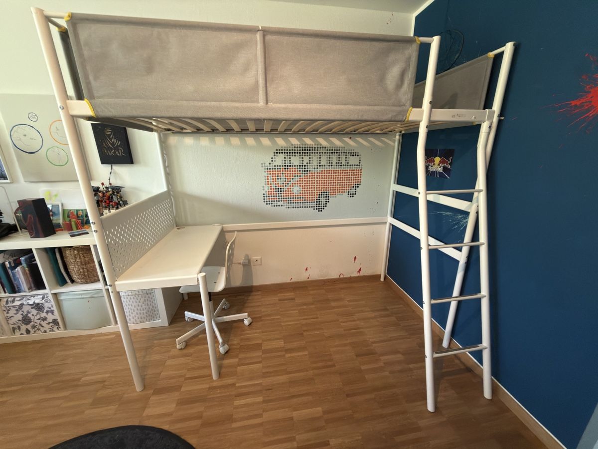 Ikea Lits: Ikea Vitval Hochbett – D'occasion à Oberwil b. Zug par 321-Deins 1