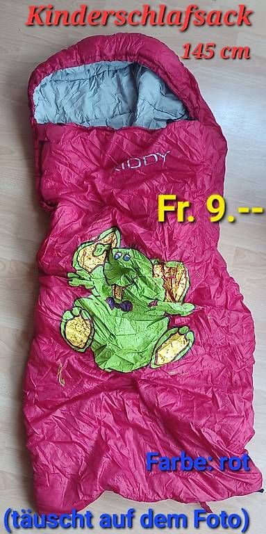 Sacchi a pelo: Kinder Schlafsack, rot von KIDDY, Grösse: 145 – Usato da Wangen SZ venduto da coni2204_10