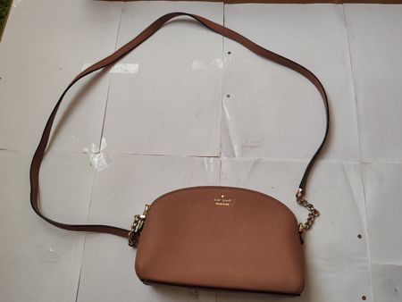 Kate Spade Handtasche braun Leder Crossbody klein