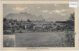 Strättlighügel mit Stockhornkette - Gwatt