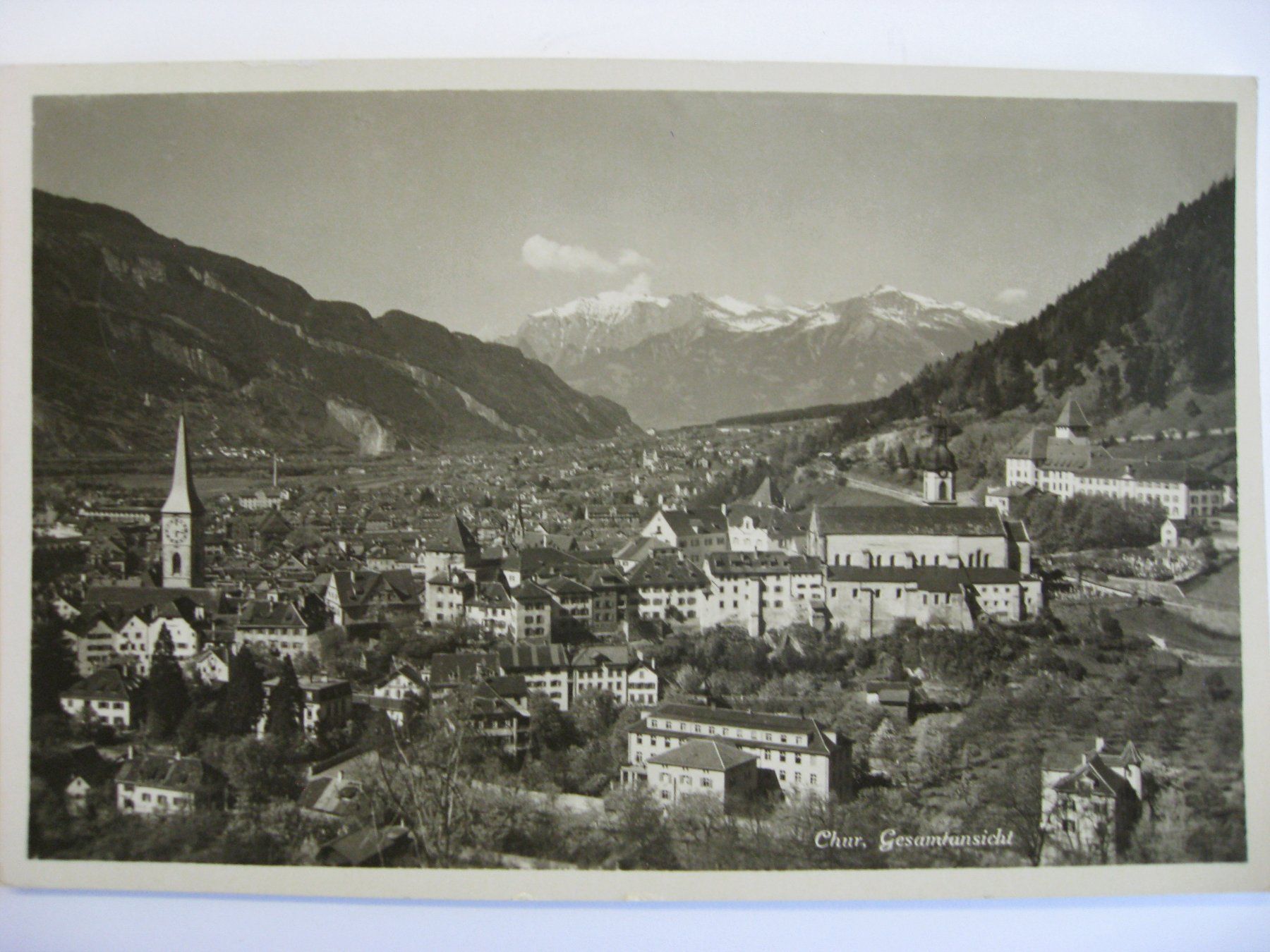Cartoline postali: AK  Chur - Gesamtansicht – Usato da Gundetswil venduto da Egro100