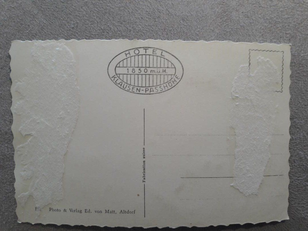 Cartoline postali: KLAUSENPASSHÖHE  -  HÔTEL – Usato da Delémont venduto da Domdom1 1