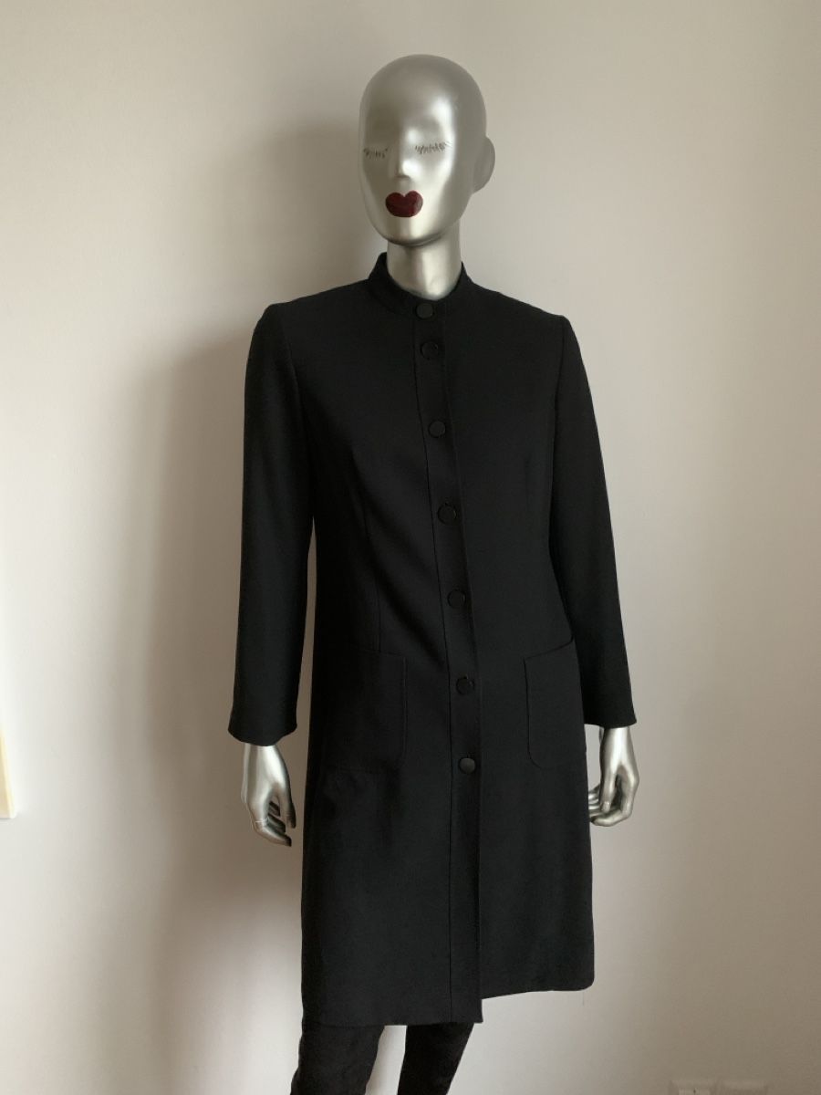 Max Mara Cappotti: MAXMARA: Cool & lässig - leichter schwarzer Mantel, 36 – Nuovo (secondo la descrizione) da Luzern venduto da paulablue 3