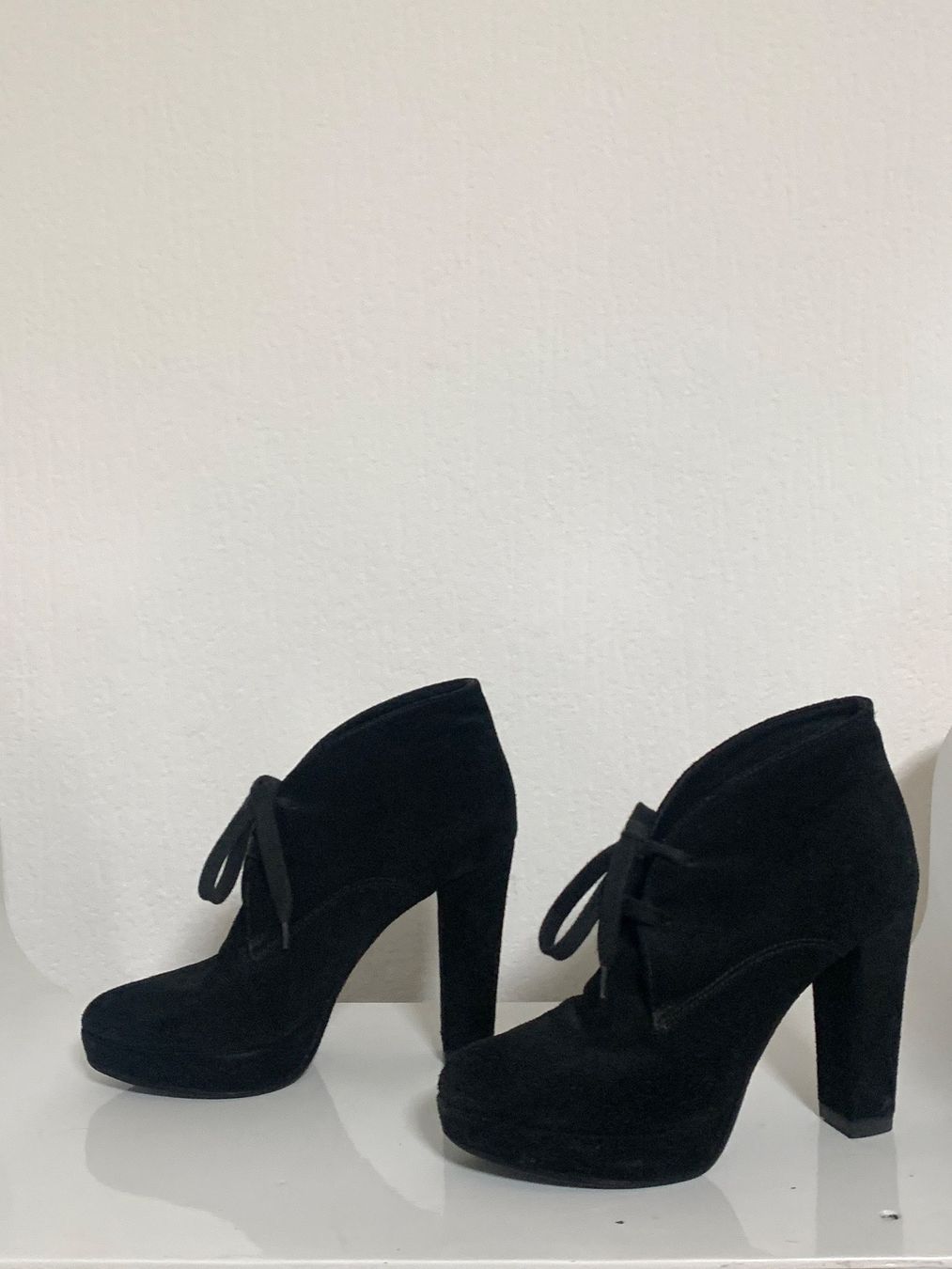 Benetton Scarpe da donna: BENETTON Compensées plateformes daim noir - taille 37 – Usato da Lausanne venduto da Xiaoxi 1