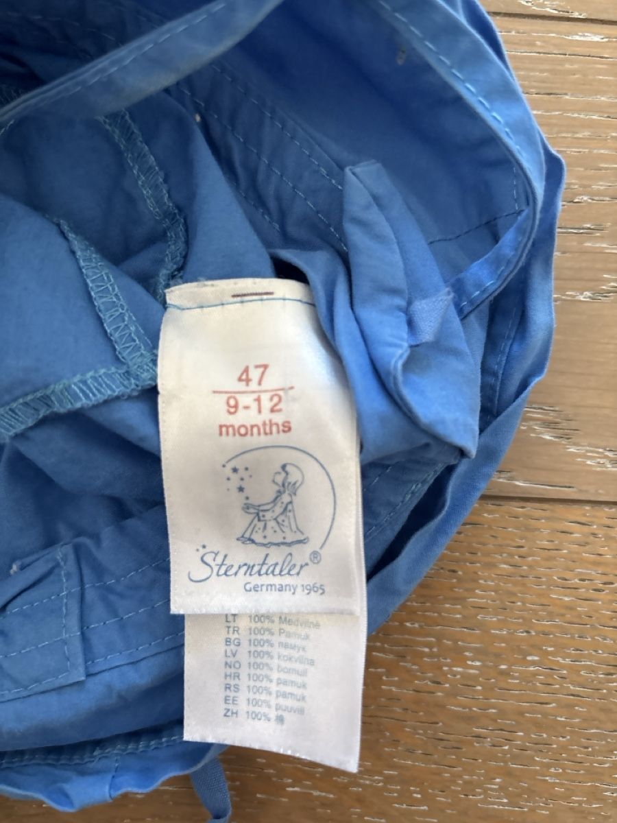 Sterntaler Berretti & Sciarpe: Sterntaler Sun Hat 9-12 Months, Blue, Summer Essential! – Usato da Zürich venduto da muz_5h6k 2