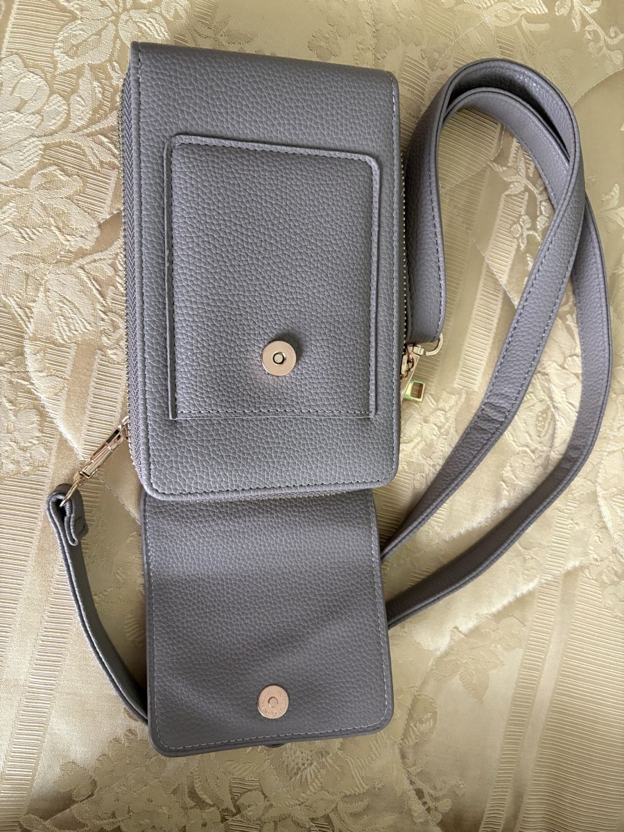 Borse: Handytasche beige Kunstleder neu mit Schultergurt – Nuovo (secondo la descrizione) da winterthur venduto da Ulla2 1