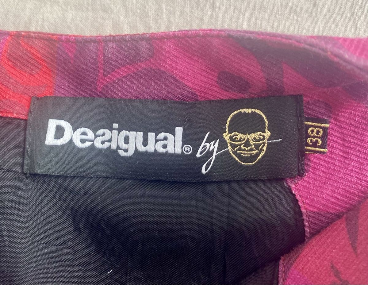 Desigual Vestiti: Robe Desigual imprimée multicolore taille 38 – Usato da Lausanne venduto da HomeDepose 1