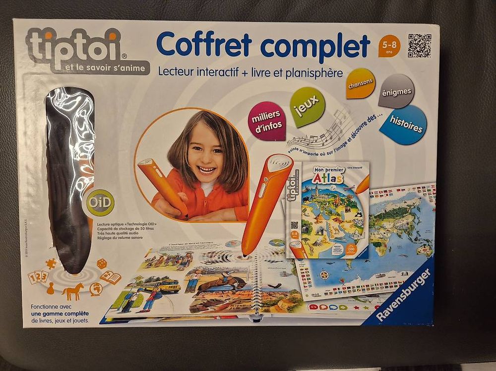 Sac De Rangement Tiptoi Annmore - Coffret Complet Avec Housse Baleine Amovible Pour Stylo, 6 Poches Pour 10-12 Livres, étanche Et Portable