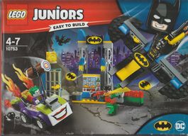 LEGO JUNIORS 10753 L'ATTACCO ALLA BAT CAVERNA DI JOKER new