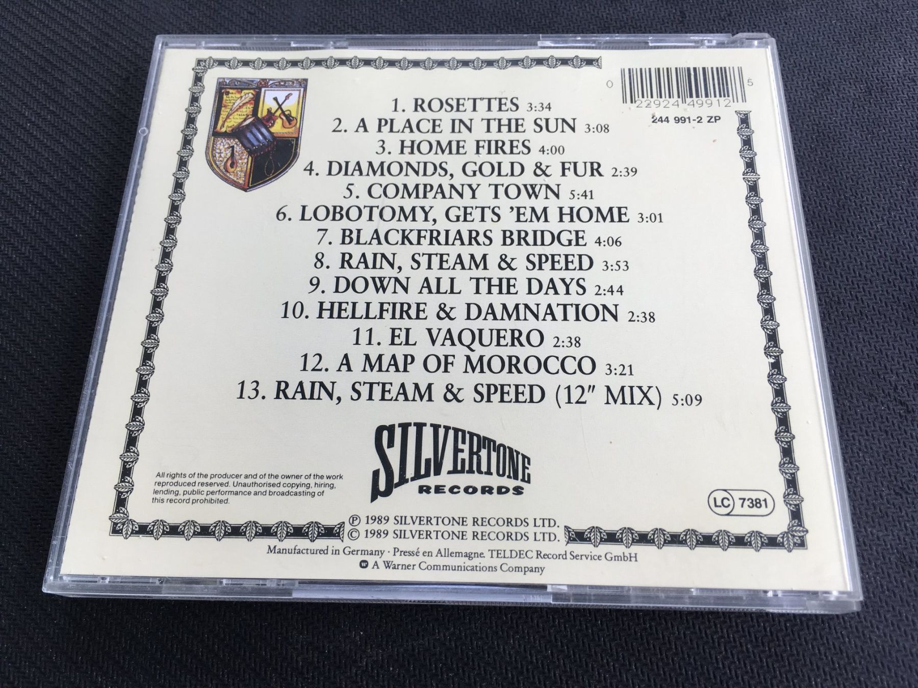 CD: The Men they couldn't hang - Silvertown -CD- – Usato da St.Gallen venduto da MedienJoe 2