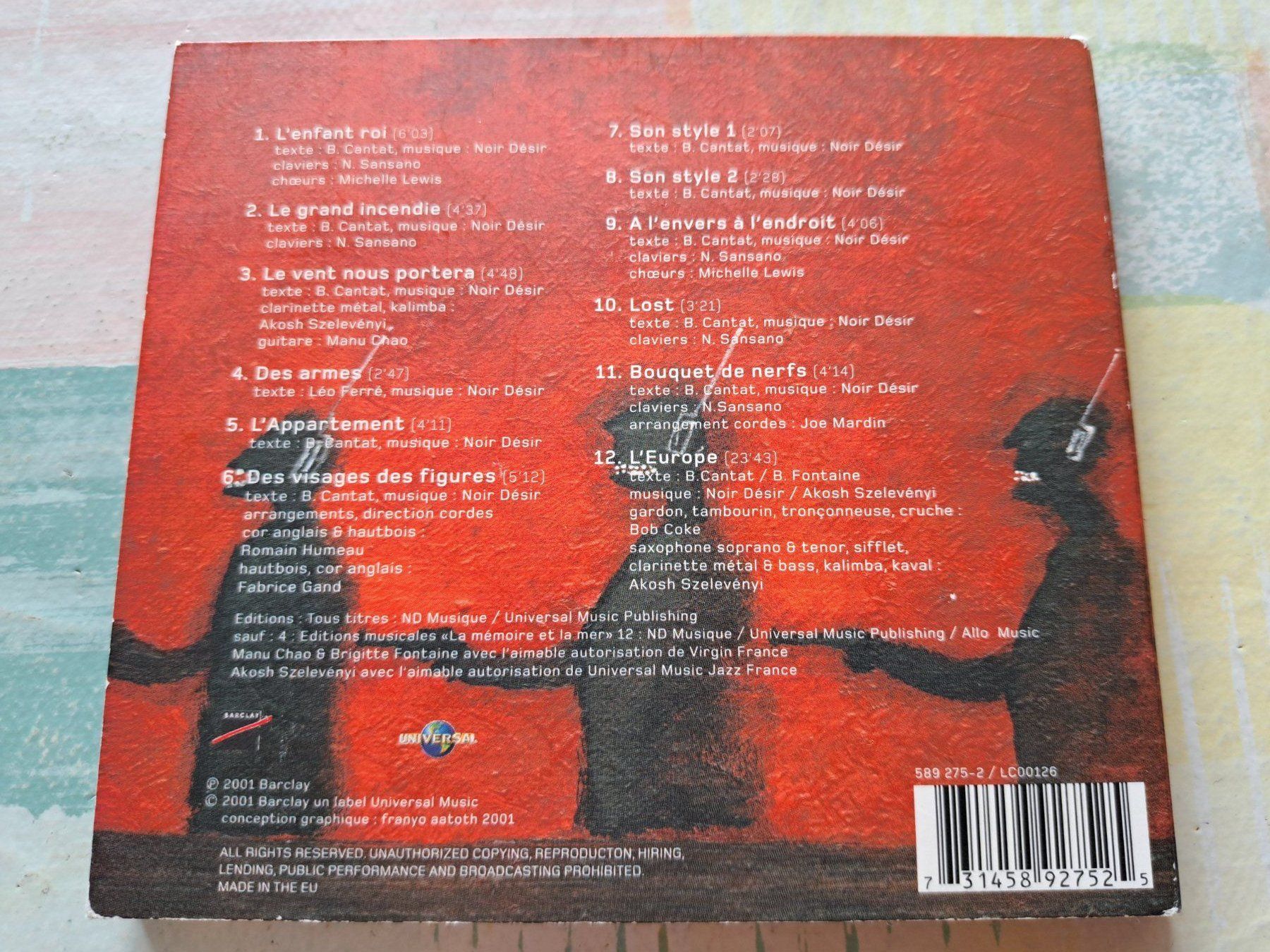 CD: Cd Noir Désir - Des visages des figures – Usato da Pully venduto da bro_n52j 1