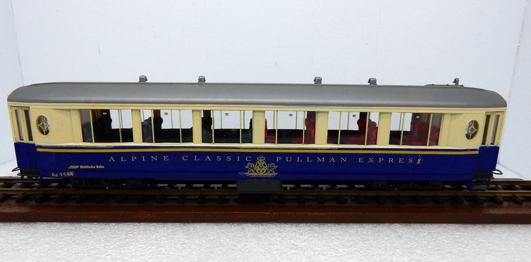 Bemo Trains électriques: Hom  - RhB "Alpine Classic Pullmann"- Voit Salon  As1144 – D'occasion à Locarno par Gudrun2 2
