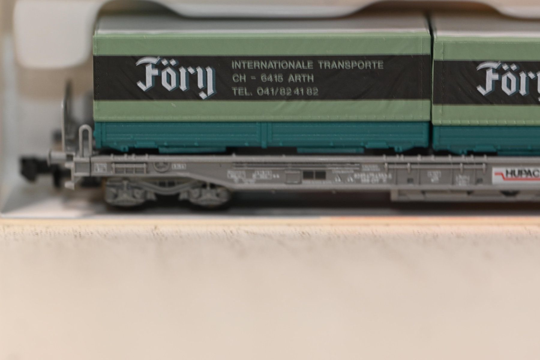 Roco Modellini di ferrovie: Föry HUPAC Roco Spur N mit OVP – Usato da Laupen ZH venduto da Zmoewe 1