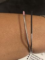 Bracelet Swatch S argent rose noir 6.5 cm bon état