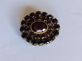 Broche ancienne Grenat de Bohême!