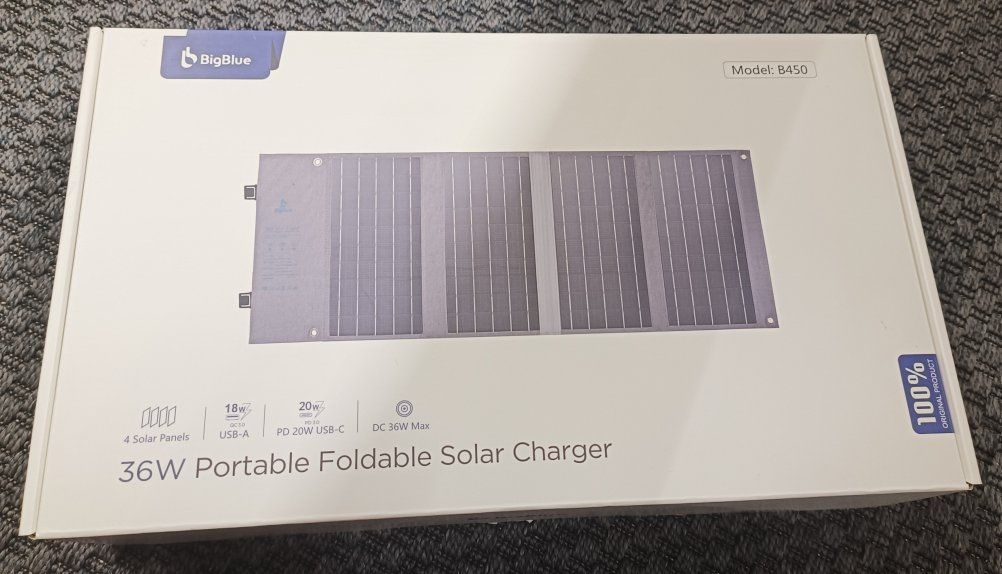Ladegeräte: Solar Charger 36W Portable Foldable – Neu (gemäss Beschreibung) aus Gebenstorf von Nimi6