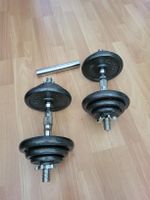 Hantelset 2x 10 Kg Gusseineisen