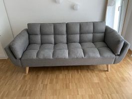 Gemütliches 3er Schlafsofa / Klappsofa, top Zustand