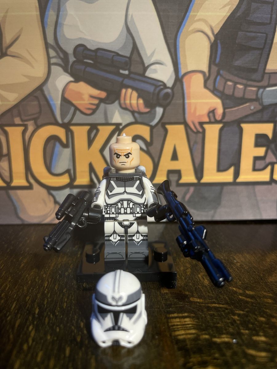 Star Wars Statuette: Star Wars Wolfpack Clone Trooper Boost Figur Lego-Komp. – Nuovo (secondo la descrizione) da Zufikon venduto da BrickSales 2