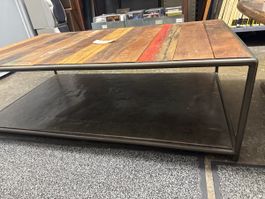 Couchtisch Holz Metall