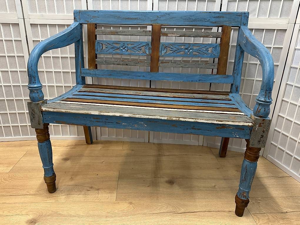 Panchine: Sitzbank VINTAGE multicolor 100 cm – Nuovo e nell'imballaggio originale da Unterentfelden venduto da moebelrufli 1