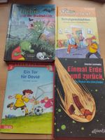 4 Bücher Olchis, Fussball, Einmal Erde und zurück, Schule