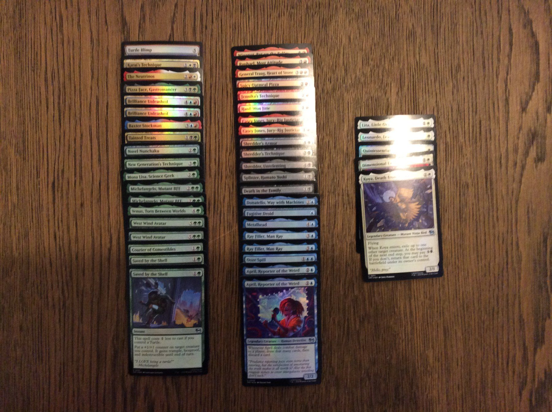 Magic The Gathering Carte collezionabili: MTG - Teenage Mutant Ninja Turtles Foil Assortement x180 – Nuovo (secondo la descrizione) da Altdorf UR venduto da Spiel-Chreisel 1