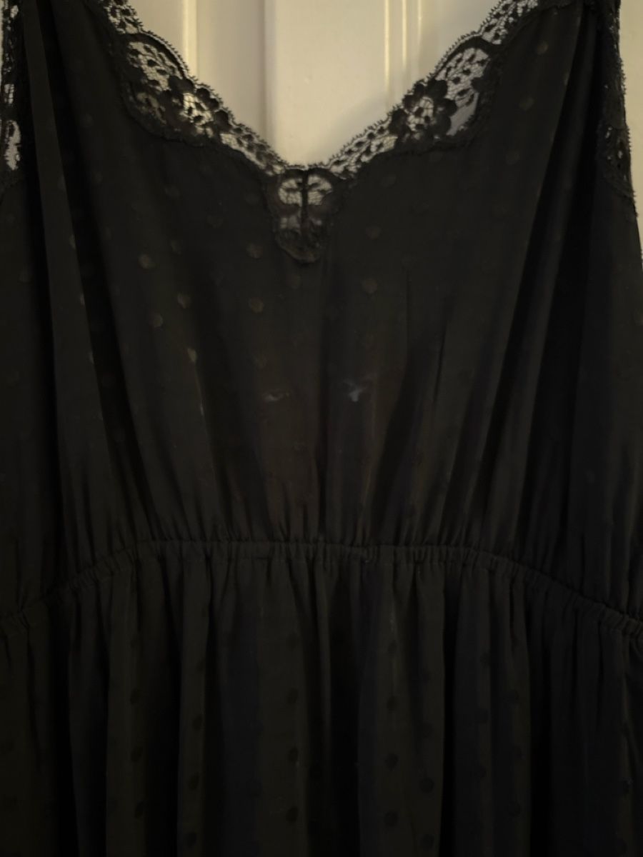 Sandro Vestiti: Sandro Kleid Schwarz Grösse 38 mit Spitze – Usato da Luzern venduto da One0911 2