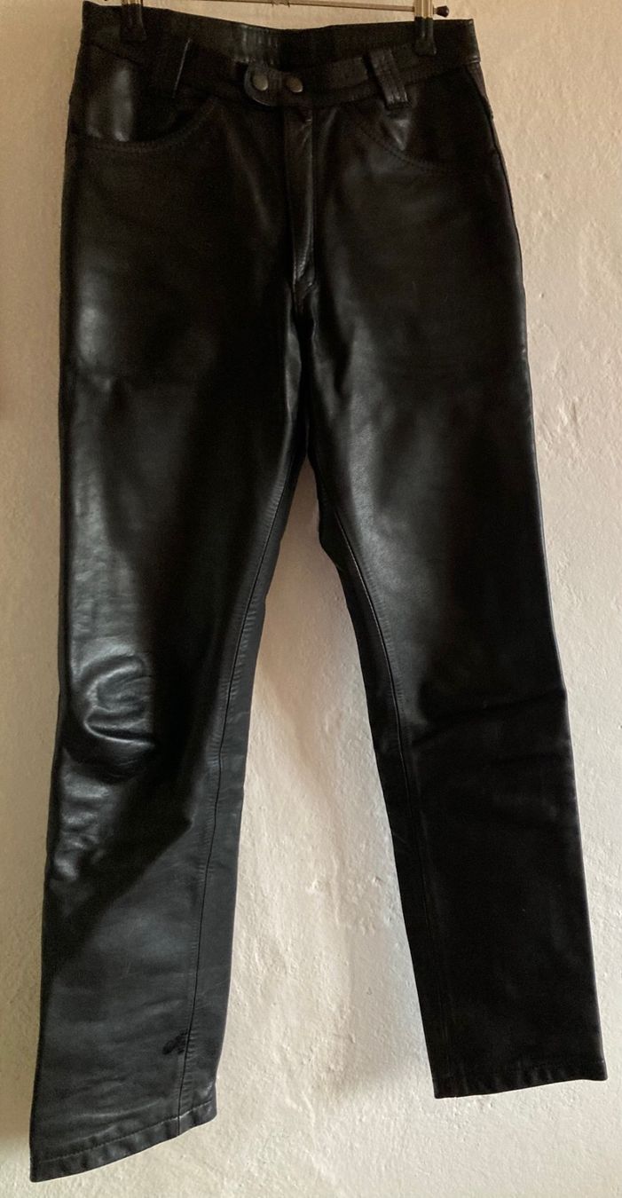 Hosen: Nappa-Lederhose schwarz – Gebraucht aus Diessenhofen von
