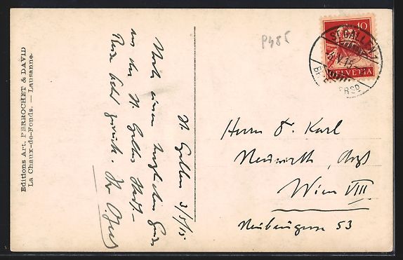 Cartoline postali: St. Gallen, St. Georgenstrasse mit Klost – Usato da Berlin venduto da bartko-reher 1