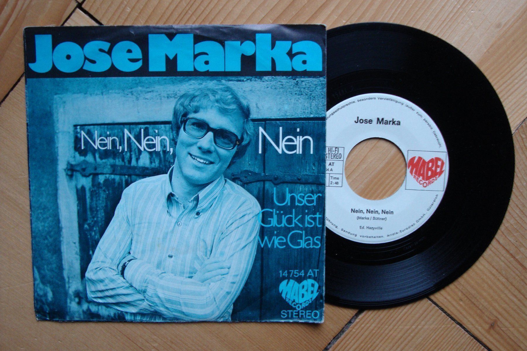 Dischi in vinile: JOSE MARKA - NEIN, NEIN, NEIN Single – Usato da Bern venduto da Uli_10_11