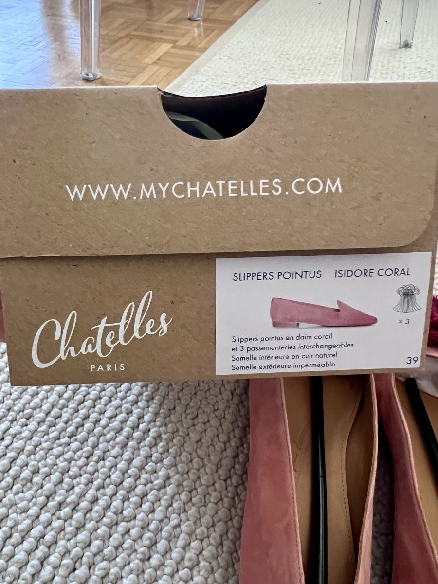 Chaussures femmes: Slippers pointus en daim corail – D'occasion à Zürich par Aliceinthesun 5
