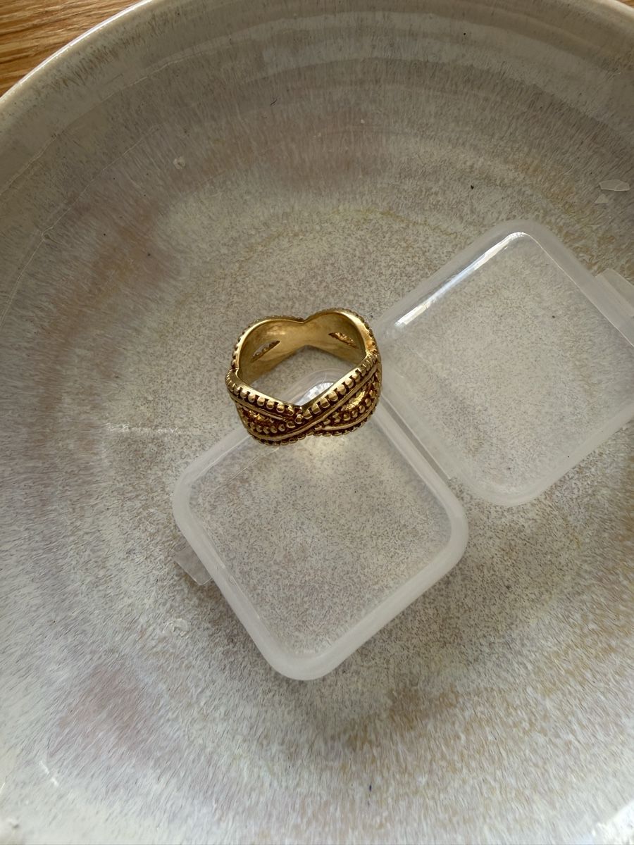 Anelli: Ring Silber vergoldet Gr. 56 – Usato da Meilen venduto da NHirs96