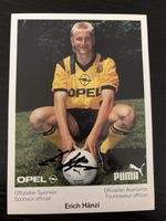 Autogramm Erich Hänzi signierte Fussballkarte guter Zustand