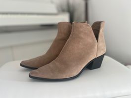 Suede leather ankle boots - Zara -size 38