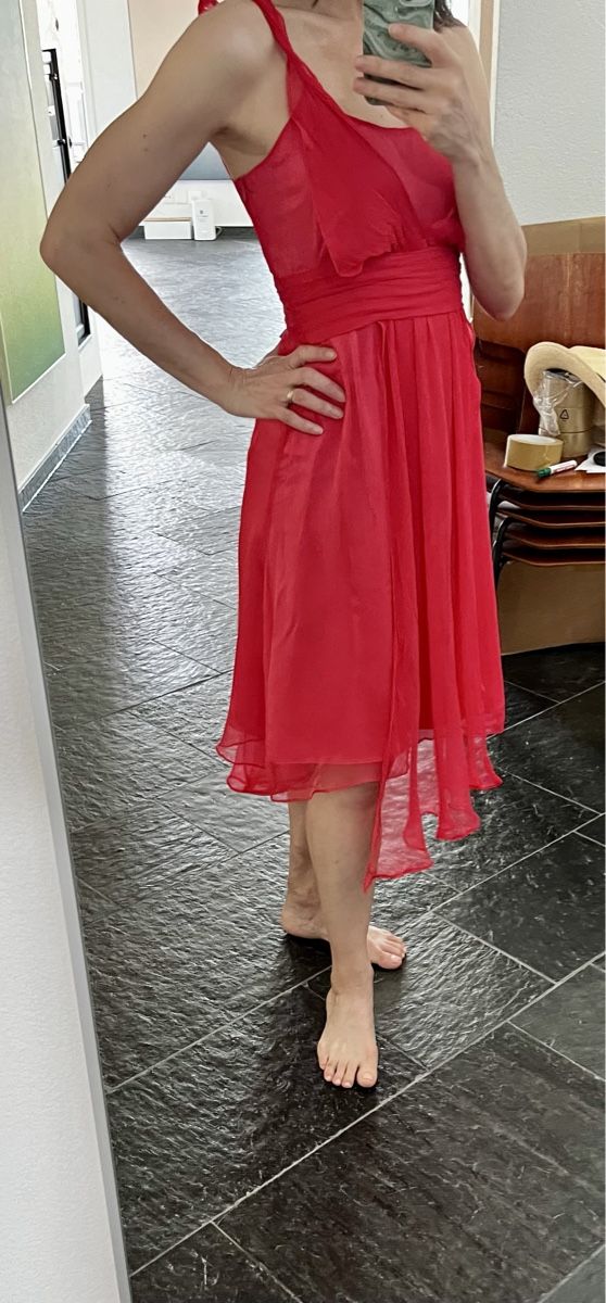 Vestiti: EROTOKRITOS.PARIS.100% Seidenchiffonkleid – Usato da Meilen venduto da Tamara23 2