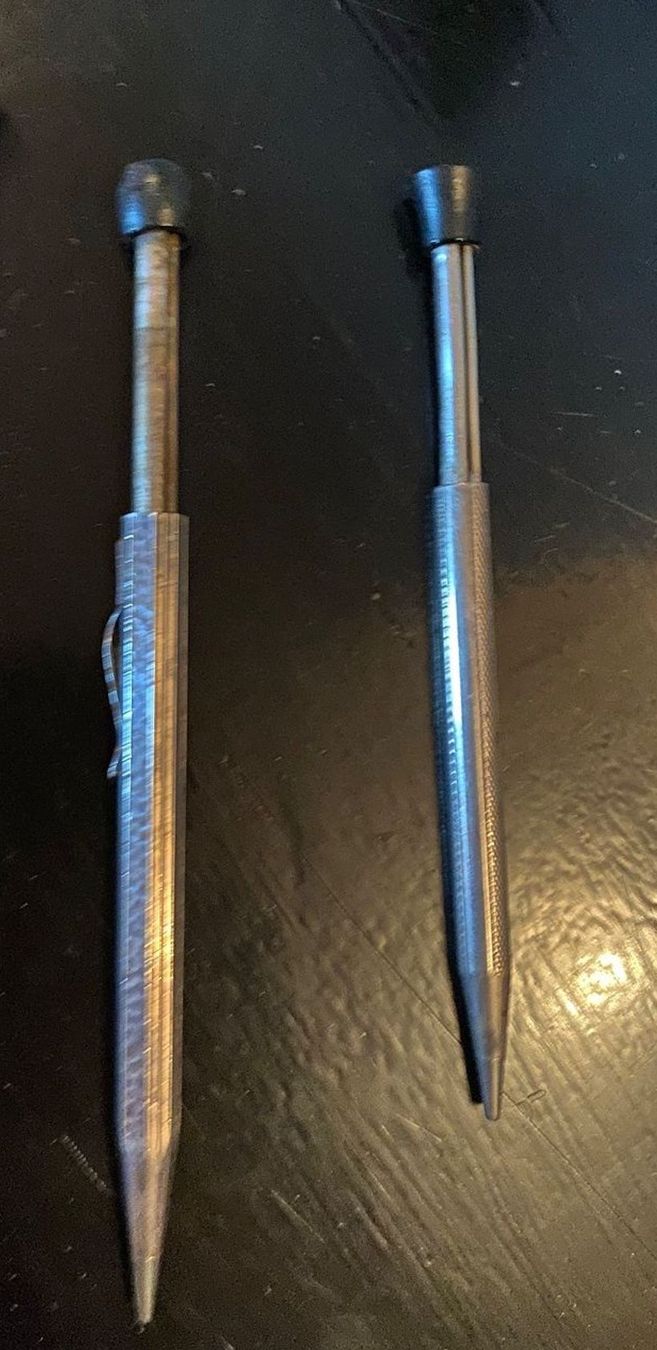 Matite, matite colorate & gessi: zwei silberne Bleistifte / Bleistifthalter 800er Silber – Usato da Lüchingen venduto da LIDB 2