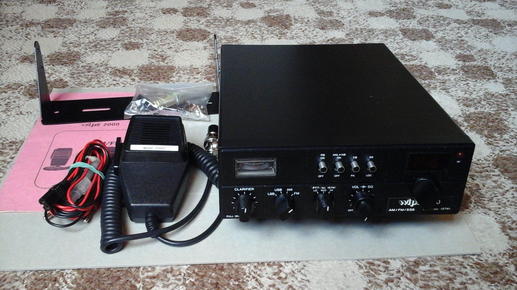 Funktechnik: Wipe 2000 CB-Mobilfunkgerät FM/AM/SSB (Oldtimer) – Gebraucht aus Farnern von Radiovox 7