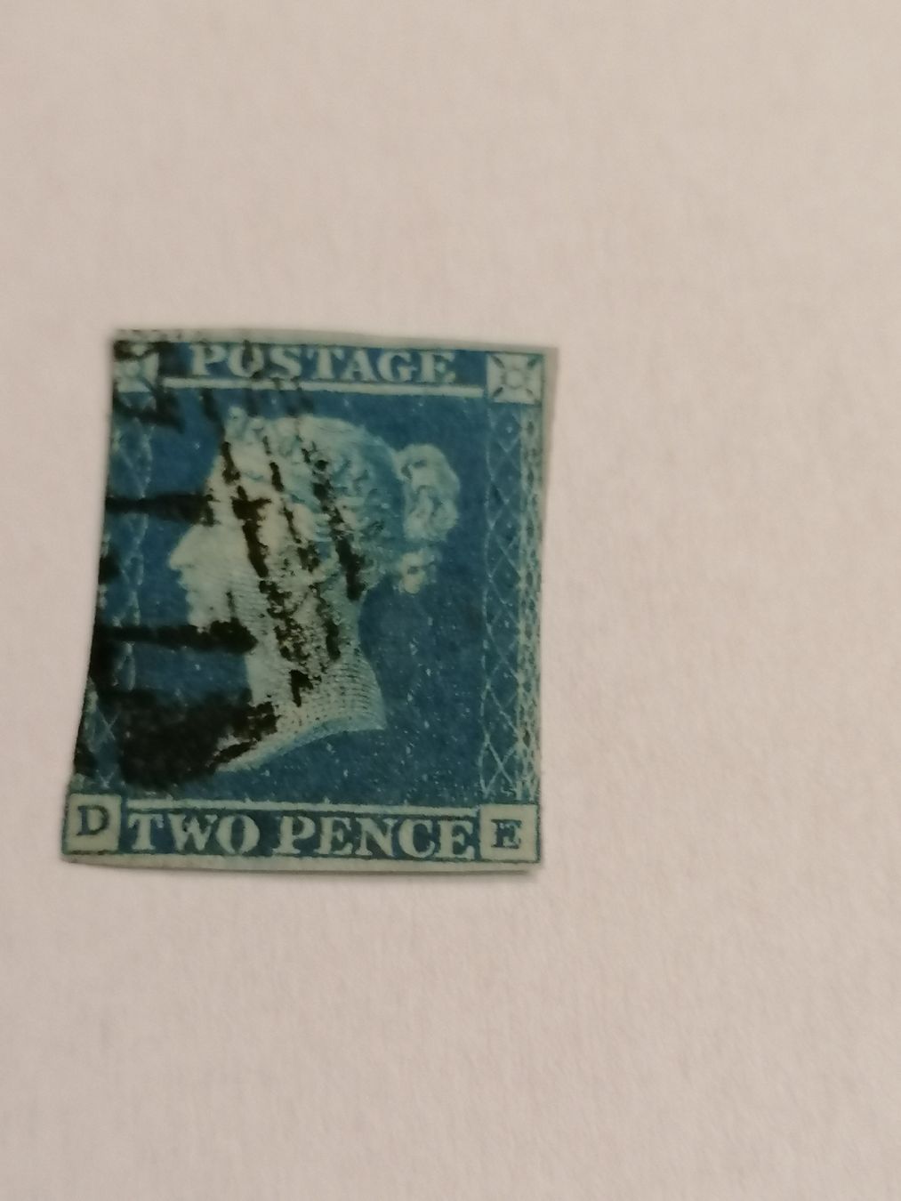Tous les timbres: Two pence blue 1841, Platte 4  – D'occasion à Happerswil par tschergi