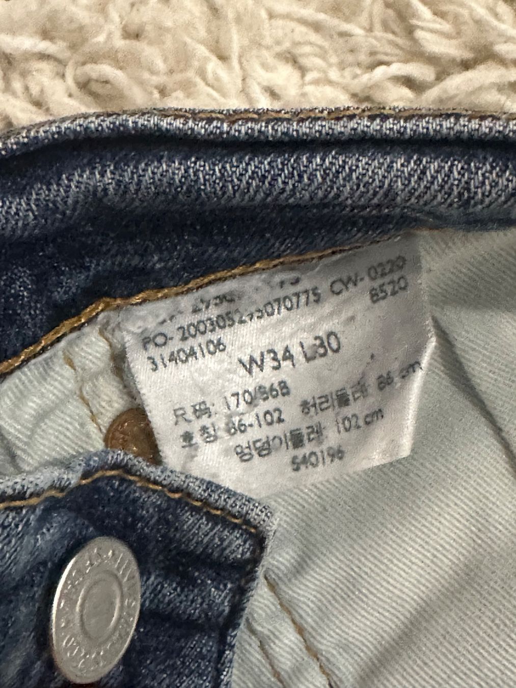 Levi's Jeans: Jeans LEVIS STRAUSS 502 Taille/Grosse W34 L30 – D'occasion à Bern par BrandVilla 6