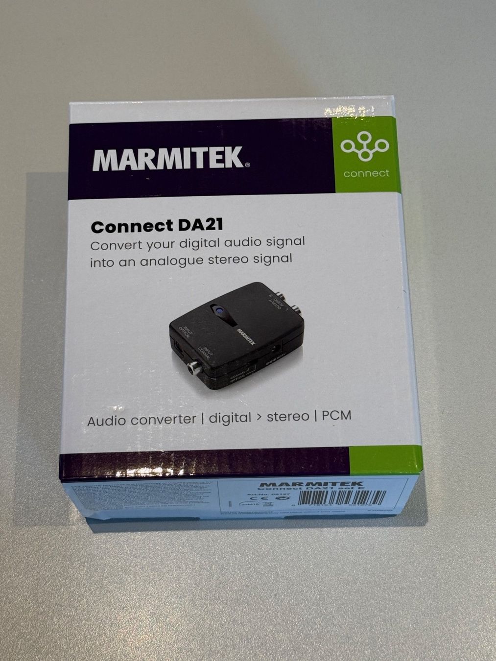 Marmitek Convertitori: Marmitek Connect DA21, Digital-Analog-Wandler – Nuovo e nell'imballaggio originale da Grosshöchstetten venduto da HCOG