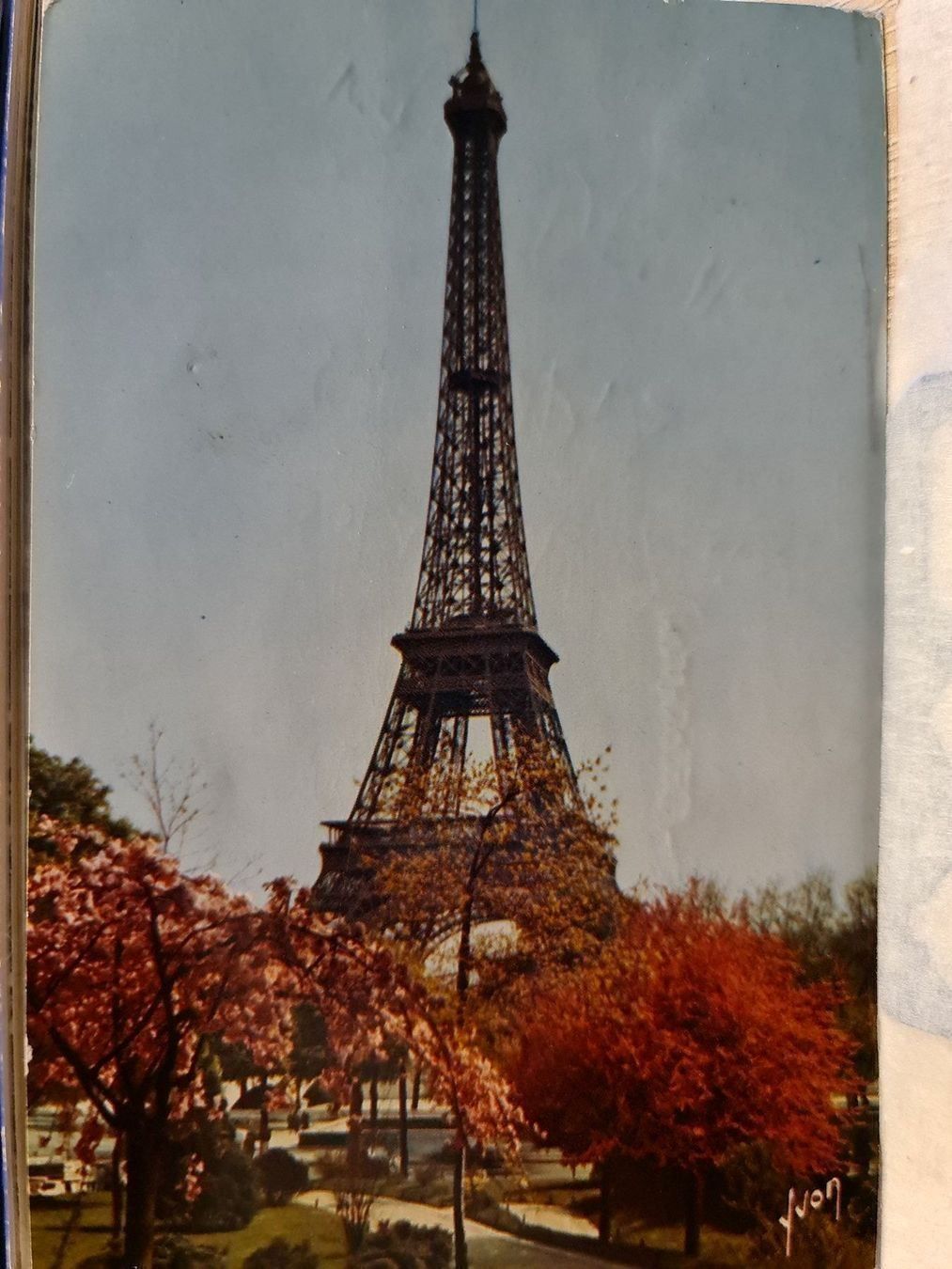 Ansichtskarten: Ansichtskarte Paris Eiffelturm – Gebraucht aus Dintikon von Vexi