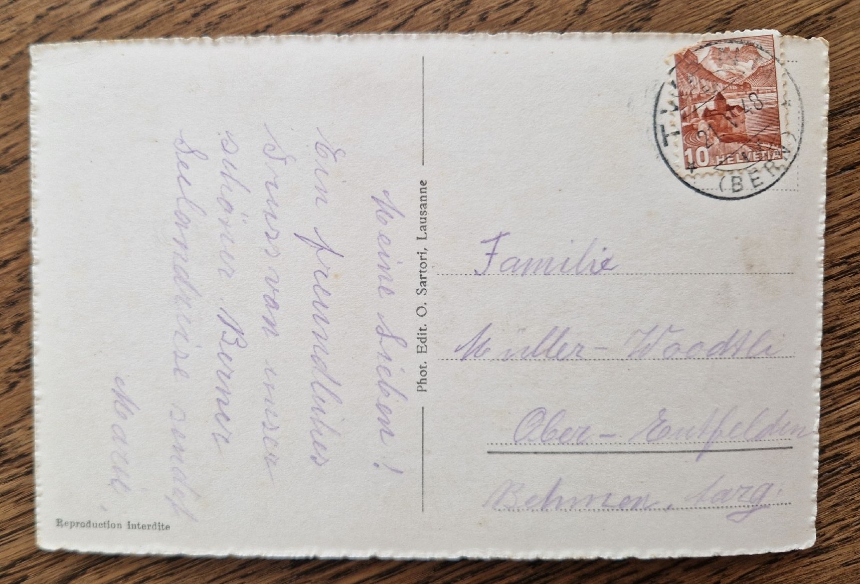 Cartes postales: Neuchâtel 1948 – D'occasion à Ebikon par Donar50 1