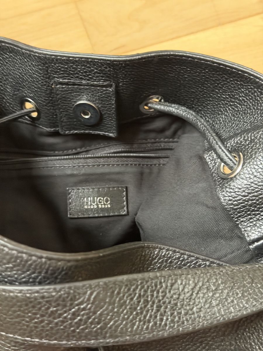 Hugo Boss Borse da donna: Hugo Boss Leder Tasche schwarz – Nuovo (secondo la descrizione) da Birsfelden venduto da Haex 6