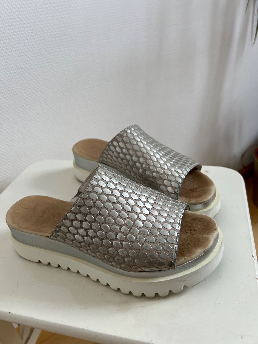 Gabor Scarpe da donna: Gabor Silberschimmels Clogs Gr. 38 Plateau – Usato da Zürich venduto da ost_5sdl 2
